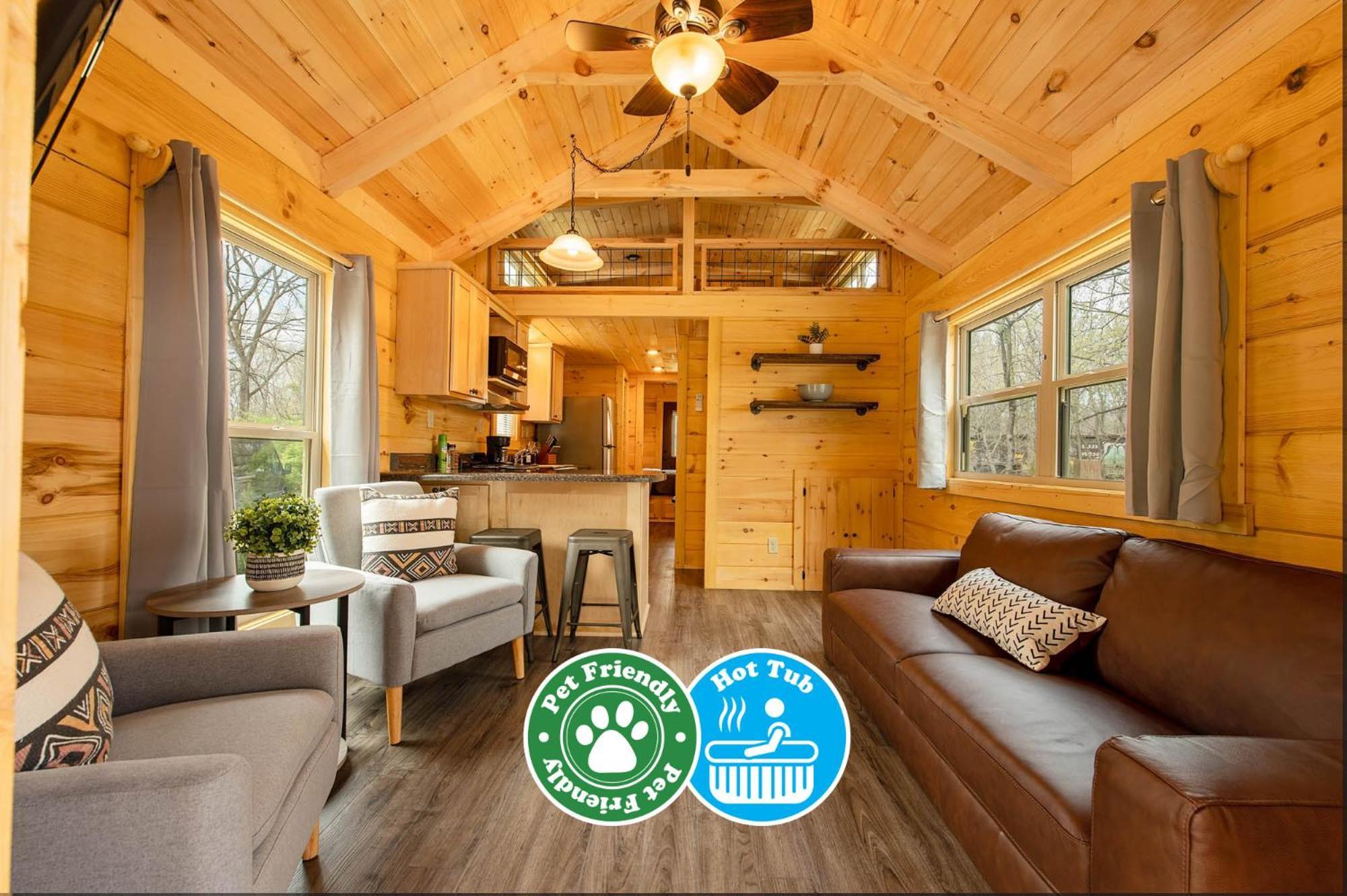 Meg Cabin Tiny Rustic Comfort On Lookout Mtn ชัททานูกา ภายนอก รูปภาพ